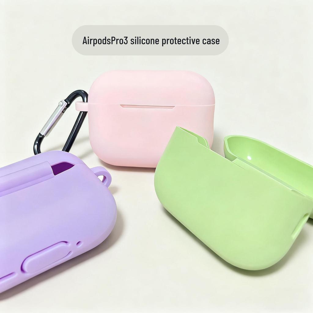 Apple AirPods Pro 3 Silicone Protective Case for Wireless Earphones