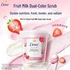 DOVE Strawberry Oat Milk Body Scrub & Shower Gel Set