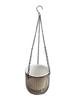 Effective Drainage Flower Pot Decorative Pots Hanging Flowerpot For Indoor Use Lightweight Material Pet Friendly