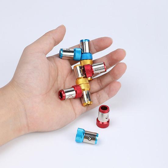 Tête de tournevis Anneau magnétique Tournevis universel Embouts de puissance Anneau magnétiseur Acier inoxydable robuste Porte-vis magnétiques Outils