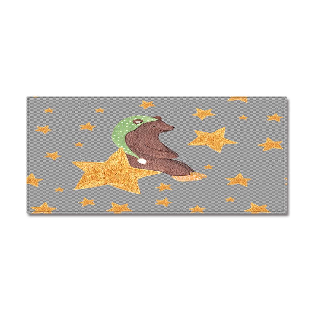 Textured Sand Wardrobe Shoe Cabinet Long Floor Mat