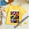 Kids Roblox Summer Print TShirt Colorful Graphic Tee for Gaming Fans Fashionable and Comfortable and Comfortable Childrens Top