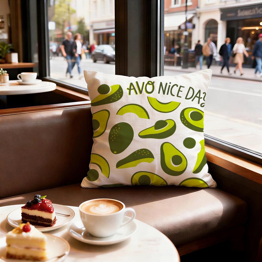 print pattern Avocado print Cushion Cover Decorative Cushion Cushions Covers Cover Sofa 50x50 Pillow 4 Piece 45x45 40x40