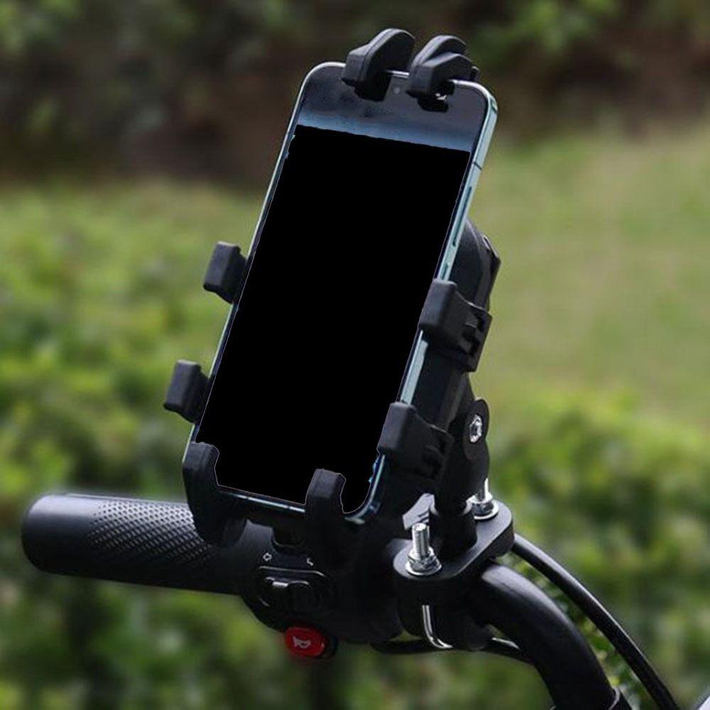 360° Rotation Motorcycle Phone Holder Eight Claw Fixed Navigation Stand  Electric Bike