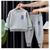 Spring and Autumn Boys and Girls Hoodie Set Children's Leisure Set Baby Casual Tracksuit