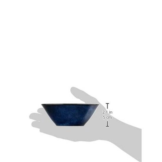 Aito Seisakusho Natural Color Bowl Approximately 380ml Navy Mino Ware Dishwasher Microwave Safe Made Japan 517020