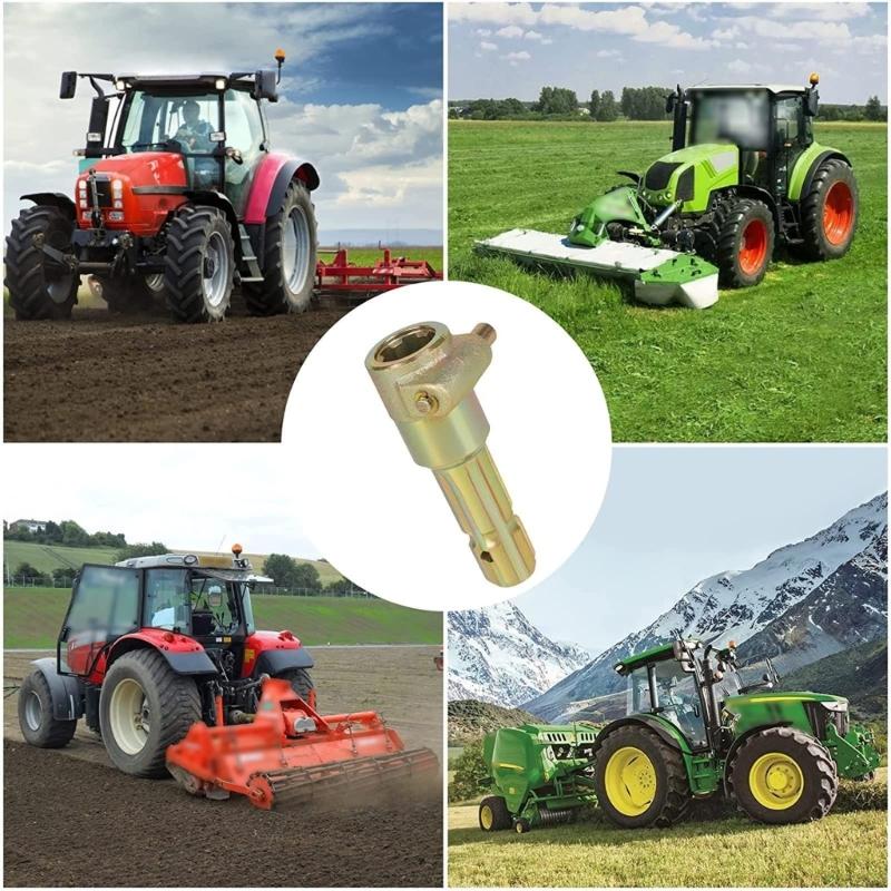 1-3/8in & 6 Spline Female 1-3/8in & 6 Spline Male PTO Extender to Extend & Shorten PTO Quick Connect Adapter for Tractor