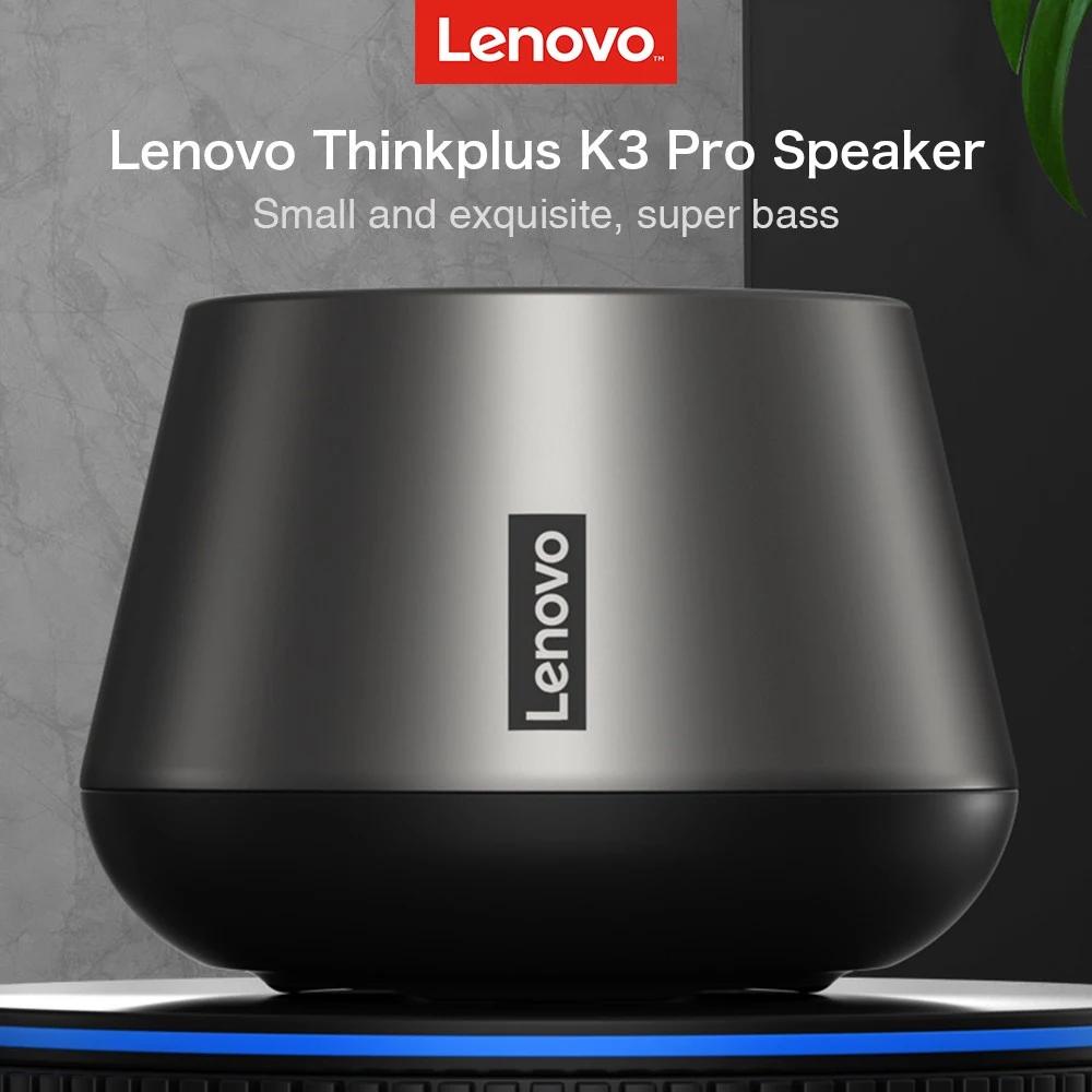Lenovo K3 Pro Wireless Speaker Bluetooth5.0 Microphone HD Call Stereo Sound Deep Bus with 1200mah Long Tolerance Speaker