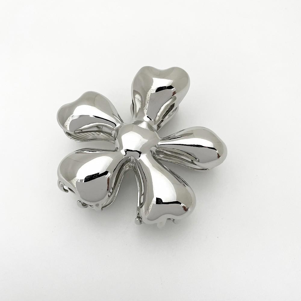 European Style Flower Hair Clip: Eco-friendly Alloy Shark Clip for Women