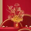 Simulation Hug Bucket Home Living Room TV Cabinet Decoration Fake Flower Simulation Rich Fruit Fortune Bucket