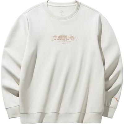 Trainingsserie Buchstaben Rundhals-Pullover Sport Langarm-Sweatshirt Damen Sweatshirt Triumphant-Grau 162447740-2