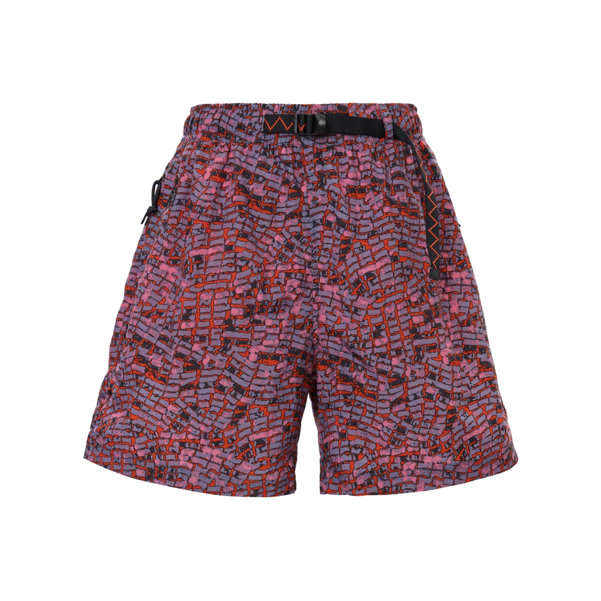 Nike Men's Acg Loose Fit Printed Shorts Bottoms Multicolor Bq7286-010 Cm