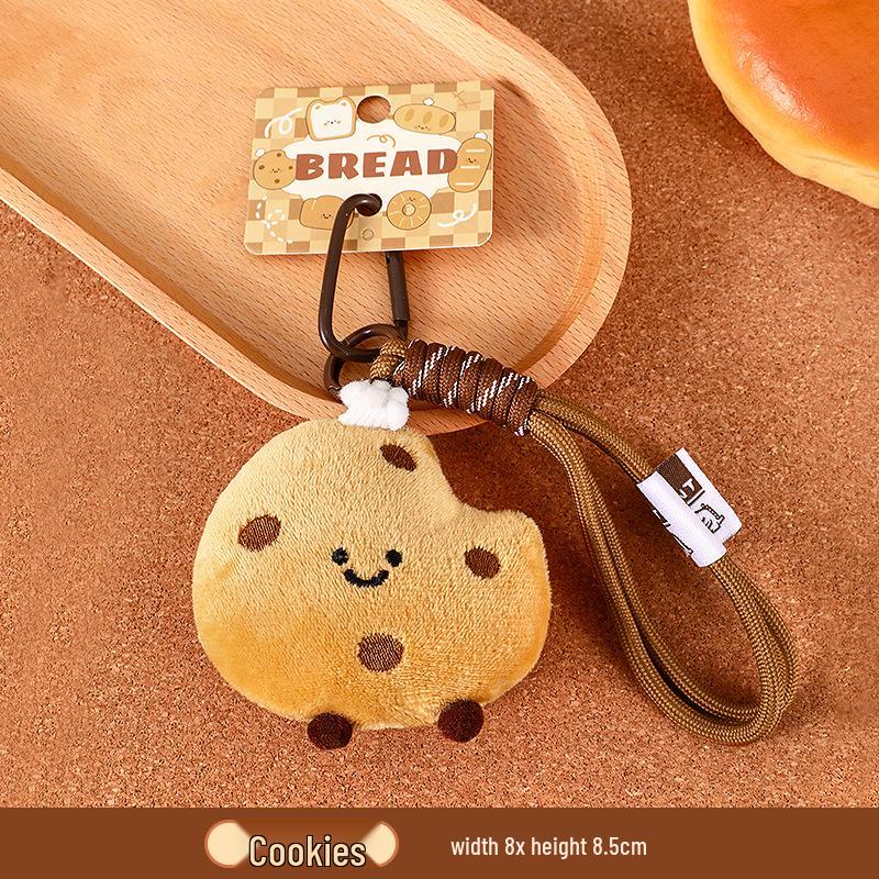 

Милый мультяшный плюшевый брелок-подвеска в виде круассана No Size