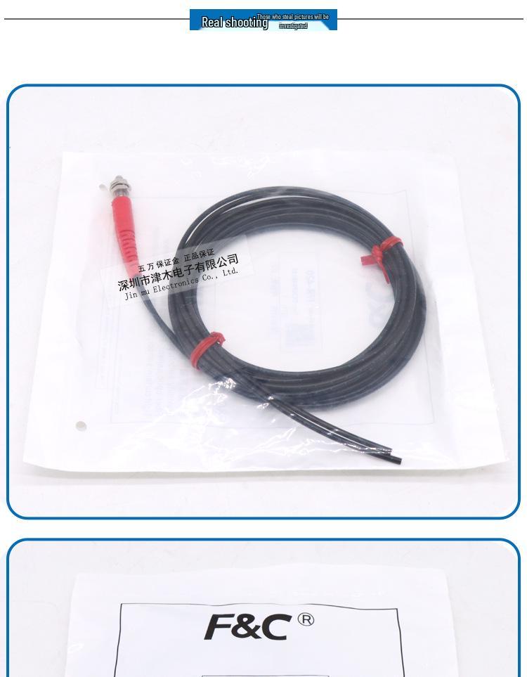 JZ FFR-410/420/610 Reflective Fiber Optic Sensor with M4 M6 Probe