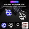 2026 Hot For Volkswagen VW 2pcs HD Led Welcome Light Car Door Projector Lamps For Volkswagen VW Polo Golf T5 Caddy T4 Touran GTI