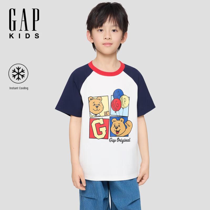 

GAP Kids Logo Print Raglan Short Sleeve T-Shirt 160/76