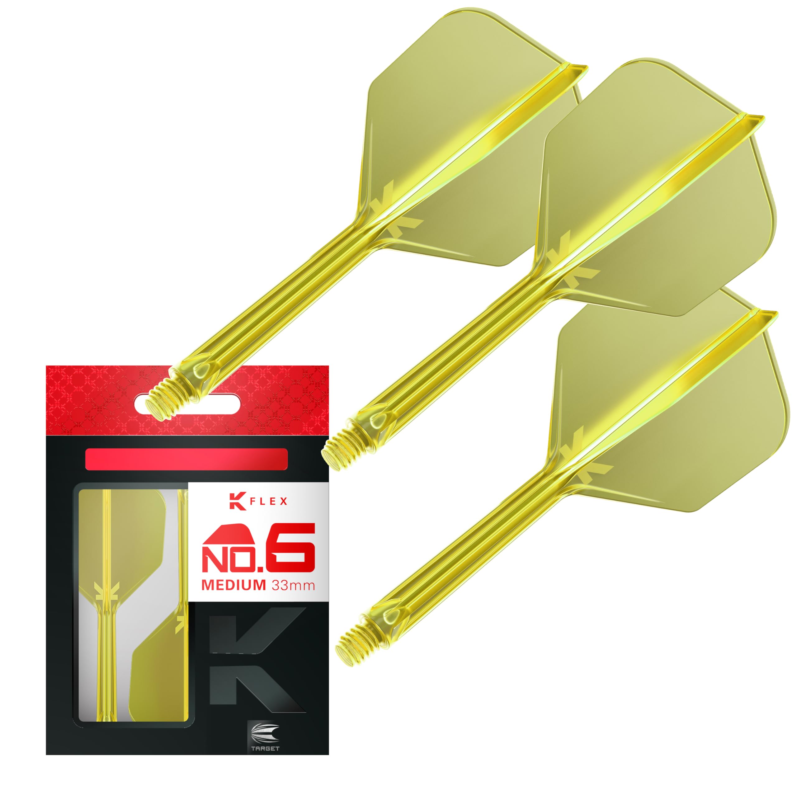 

TARGET FLIGHT NEON K-FLEX SHAPE/NO6 (неоновый цвет) (33мм желтый)