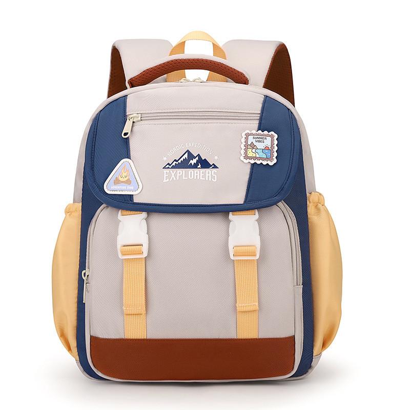 Mountain Explorers Letter Print Backpack Large Capacity Schoolbag Gift Fashion