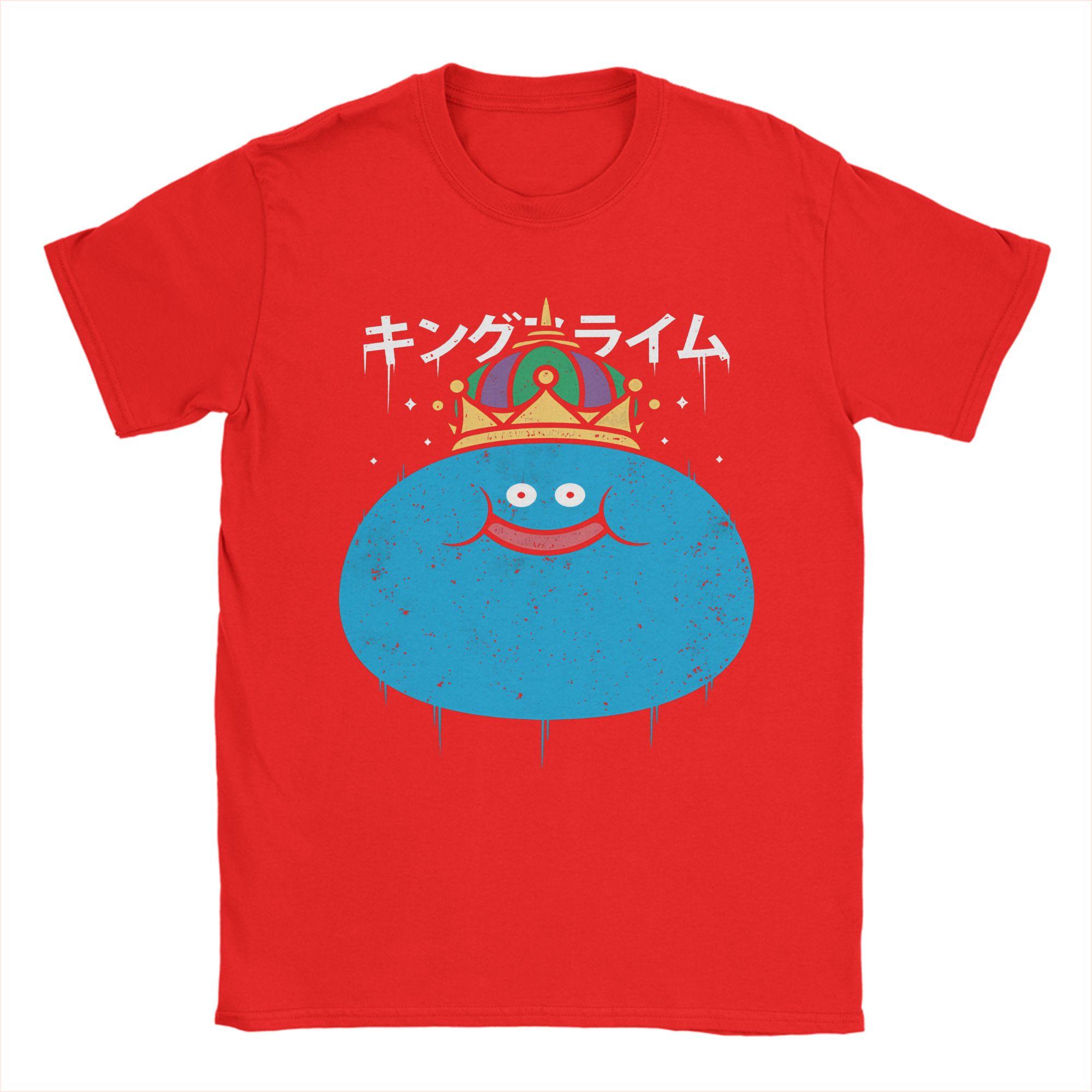 

The King Slime Monster Anime Game Dragon Quest Cotton TShirt For Unisexs Summer TShirts ONeck Hippie Tees Oversized Clothing S