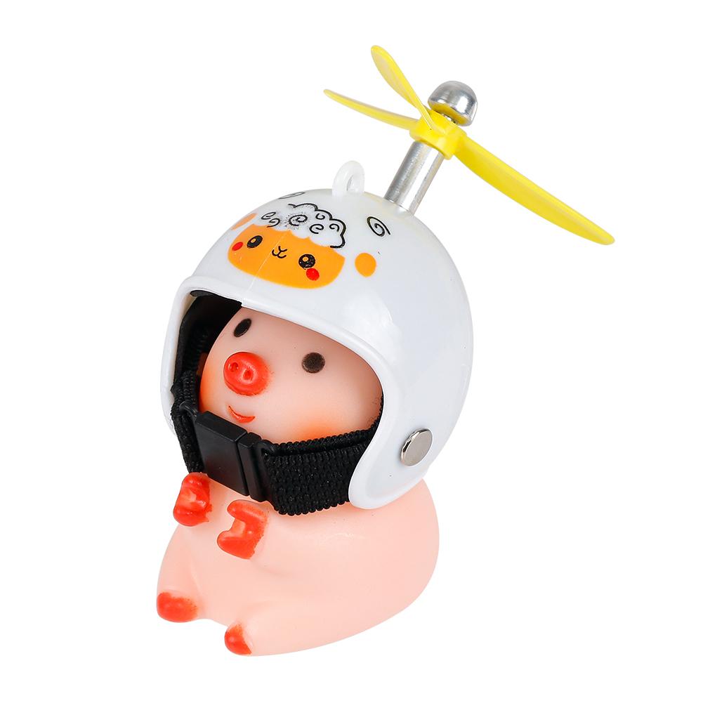 Cute Little Yellow Duck Car Interior Accessories Mtb Bike Cycling Motorcycle Helmet Riding Auto For VW Bmw Benz Tesla Parts