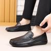 Men's Casual Leather Moccasins - 2025 Autumn, Breathable, Soft Sole, Slip-On Driving Shoes