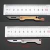 High Hardness Titanium Blade Mini Folding Knife Express Pocket Knives EDC Multipurpose Knife With Bottle Opener Screwdriver TooL