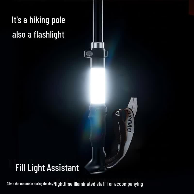 Rechargeable Multi-functional Luminous Walking Cane