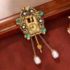 Retro Vogelwecker Palaststil Quaste Damen Accessoires Brosche