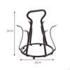 Cup Drying Rack Glass Cups Stand Holder, Multipurpose 6 Holder Iron Mug