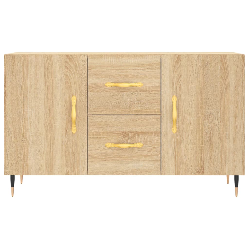 Vidaxl Komoda, Dąb Sonoma, 100X36X60 Cm, Materiał Drewnopochodny
