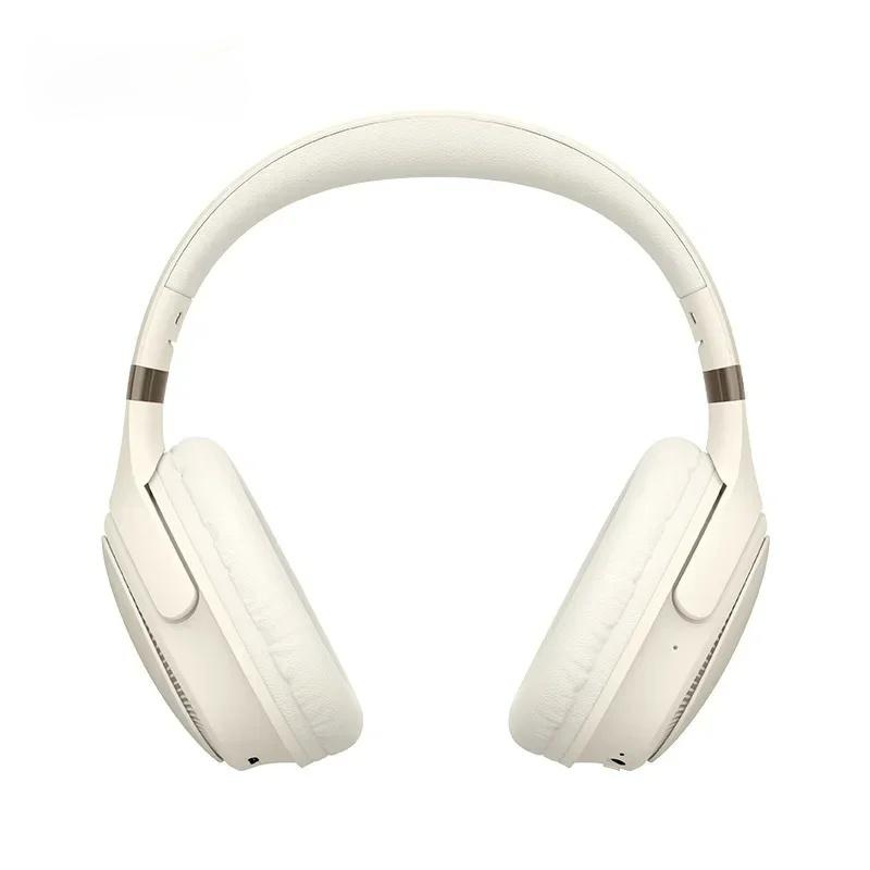 

JYL TS Headworn BT5.3 Type-C 40mm Driver Noise-Cancelling Hi-Fi TF FM ones ize білий