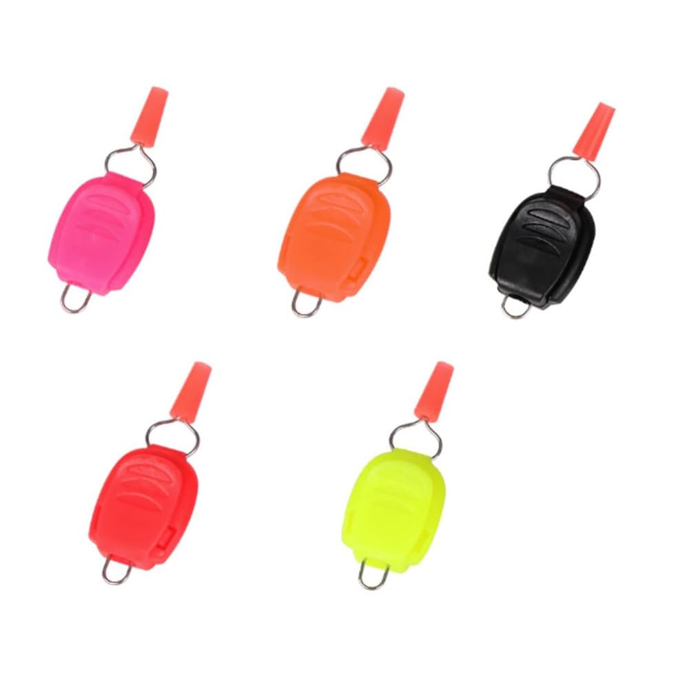 Reel Line Stopper, Line Stopper Holder Clip-on Silica Gel, Set of 5, Prevents Bait Reel Line Stopper Loss, No Need To Worry About Losing the End of