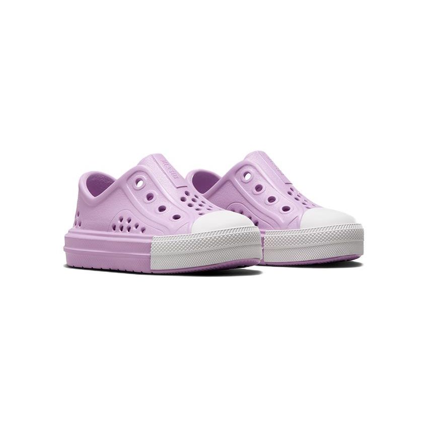 Converse Chuck Taylor All Star Play Lite CX Low TD Hroznová pěna Dětské tenisky Fialová Bílá A09866C