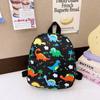 Kids Dinosaur Backpack With Cute Cartoon Design Lightweight Nylon For Use School