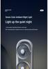 Desktop Dual Head Folding Fan with LED LCD Display & Hook - Portable Ceiling Fan with Night Light