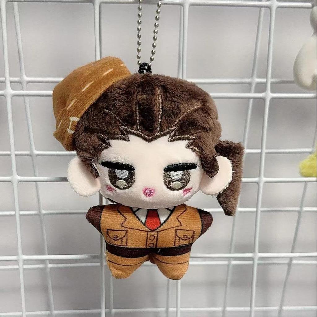 10cm Identity V Plush Toy Cosplay Pendant Doll Embalmer Gardener Mercenary Photographer Anime Soft Plushie KeyChain Xmas Gifts