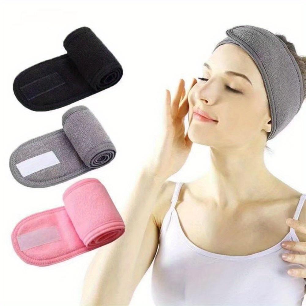 Adjustable Nylon Headband, Soft and Non Slip Suitable for Face Washing, Bathing, Yoga, Delicate and Skin Friendly