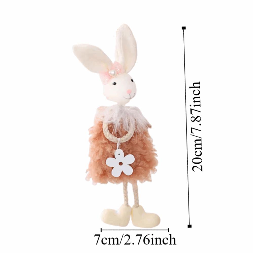 Hanging Design Rabbit Doll Festive Style Easter Bunny Easter Decoration Spring Holiday