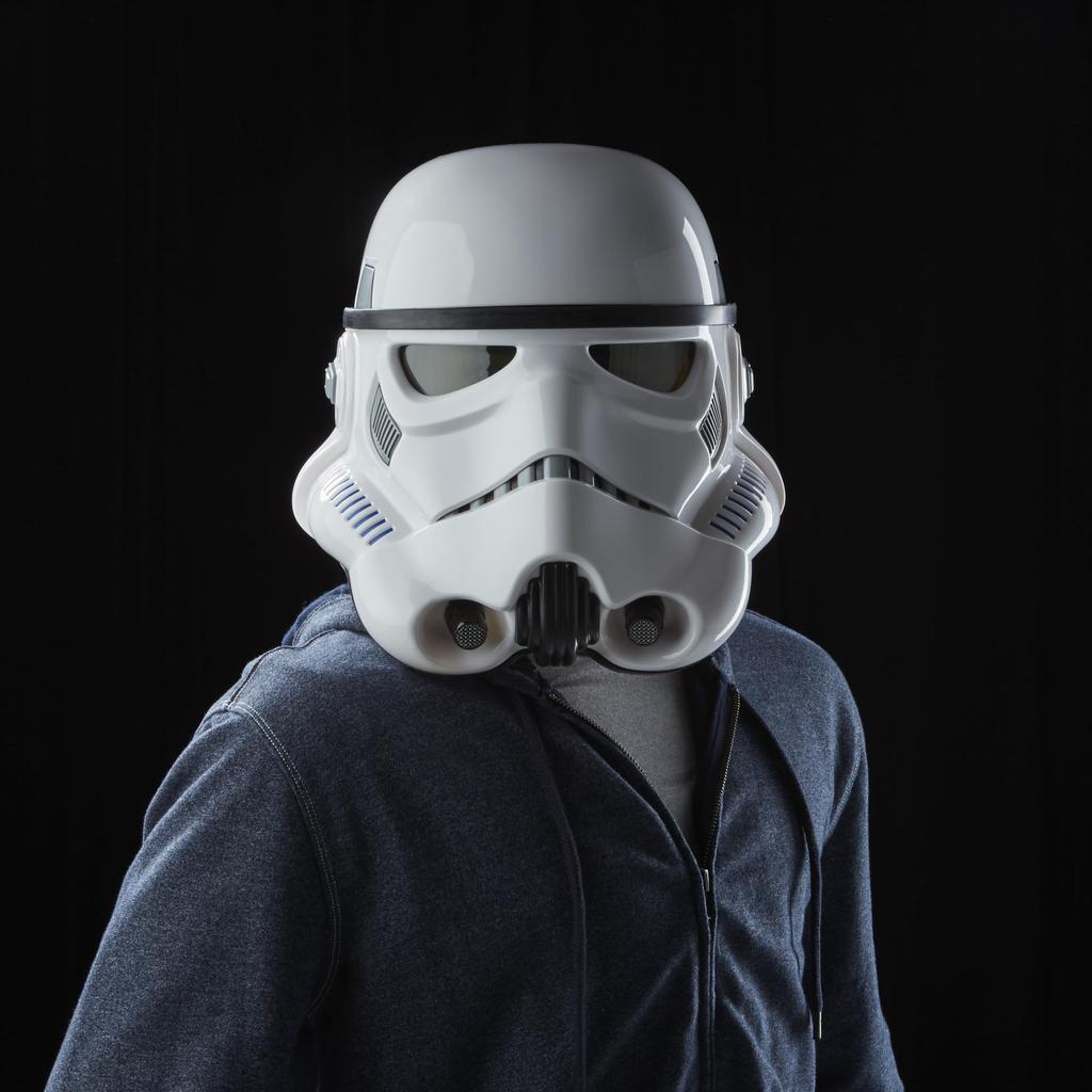 Star Wars Black Series Imperial Stormtrooper Premium Electronic Helmet Rogue One Story Adult Item Role-Playing (Ages 14+)