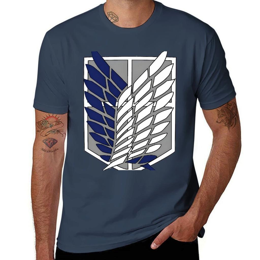 Exploration Battalion Snk Emblem Tshirt Big Size Short Sleeve Tee For Unisex