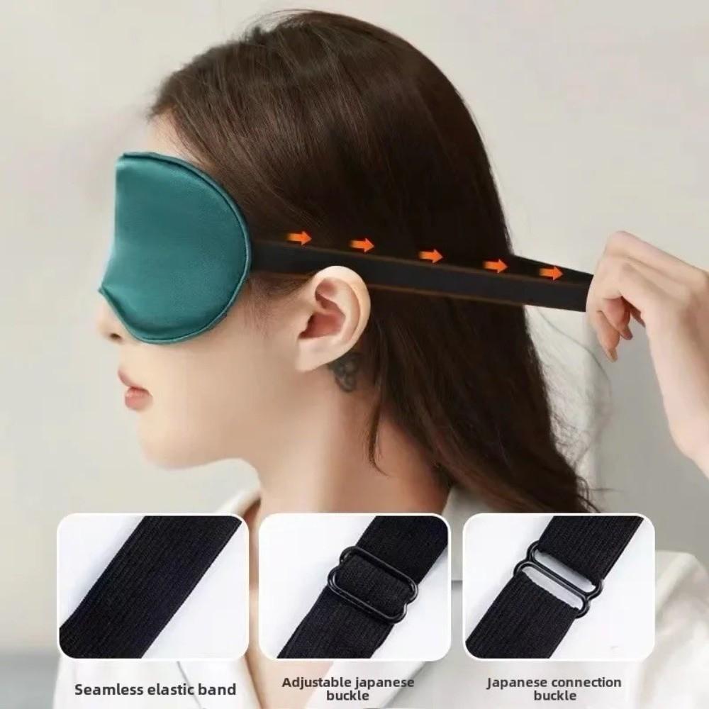 Electric Heating Sleep Eye Mask Constant Temperature Control Simulation Silk Eye Mask  Unisex
