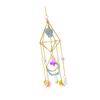 Translucents Crystal Prisms Wind Chimes for Porch Garden Decoration Creates Kaleidoscopic Light Pattern