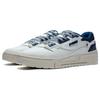 Li Ning 001 BTC Prm Synthetic Leather Abrasion Resistant Breathable Low top Skateboard Shoes Men's White Blue AGCT003-1
