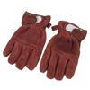Heat Resistant Gloves Calf Leather Polyester Hand   BBQ Grill Oven Mitts Short Type