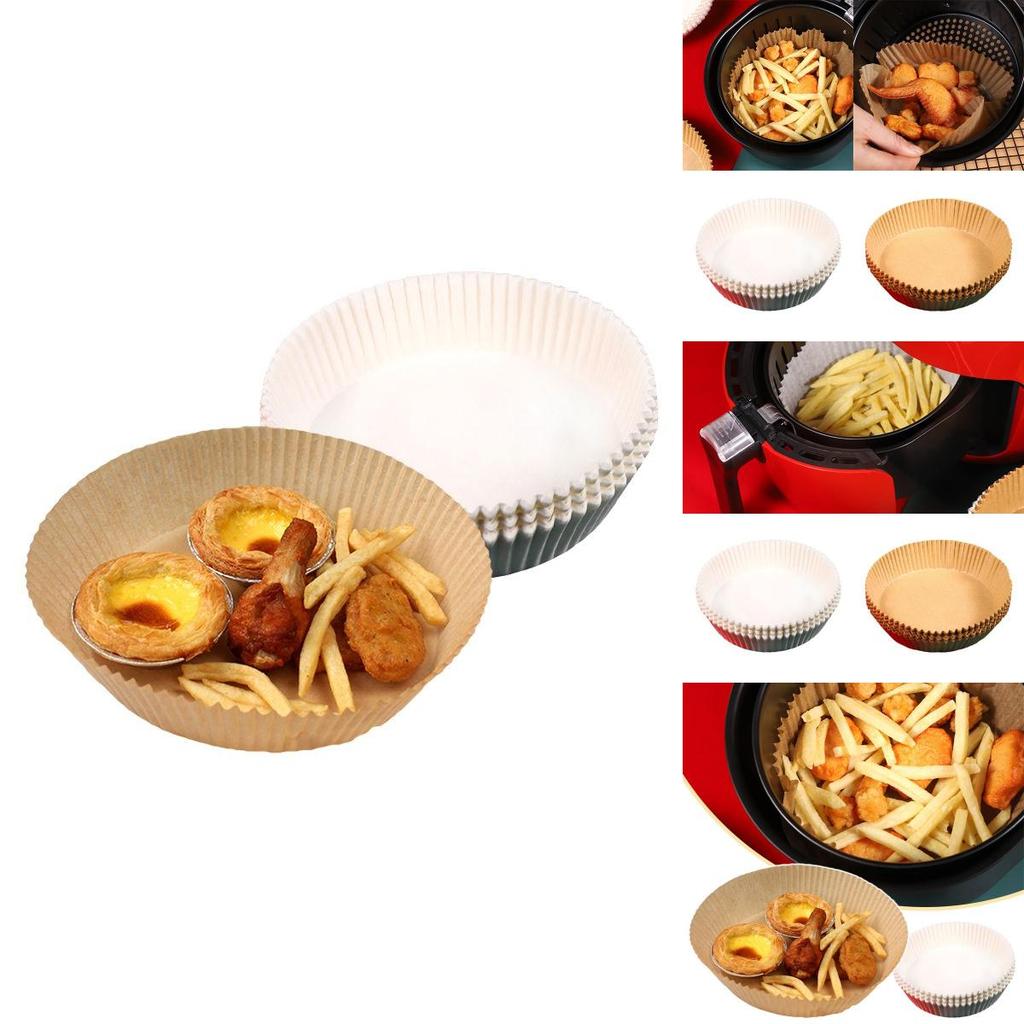 Oil-proof And Waterproof Air Fryer Paper Liner 30/50 Pcs
