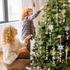 36-5PCS Clear Crystal Snowflake Icicle Ornament Acrylic Xmas Tree Hanging Pendant Holiday New Year Home Party Hanging Decoration