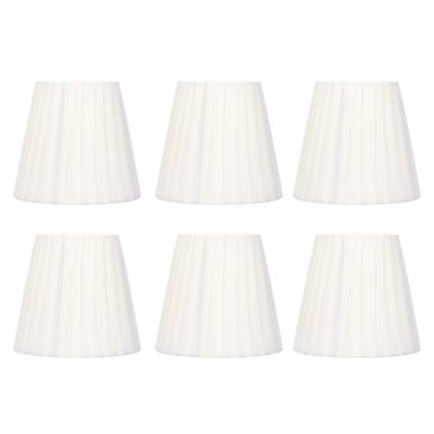 6Pcs Lamp Shade Cloth Crystal Chandelier Wall Light Modern Simple Household Supplies