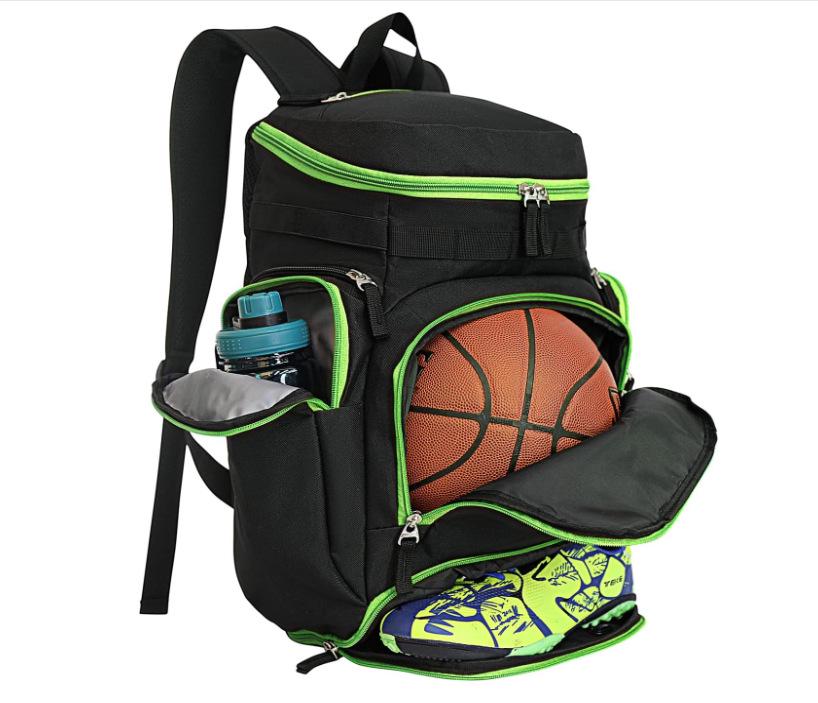 GO Grenzüberschreitender Basketball-Rucksack mit großem Fassungsvermögen und isoliertem Schuhfach, Outdoor-Sport & Fußballaufbewahrung