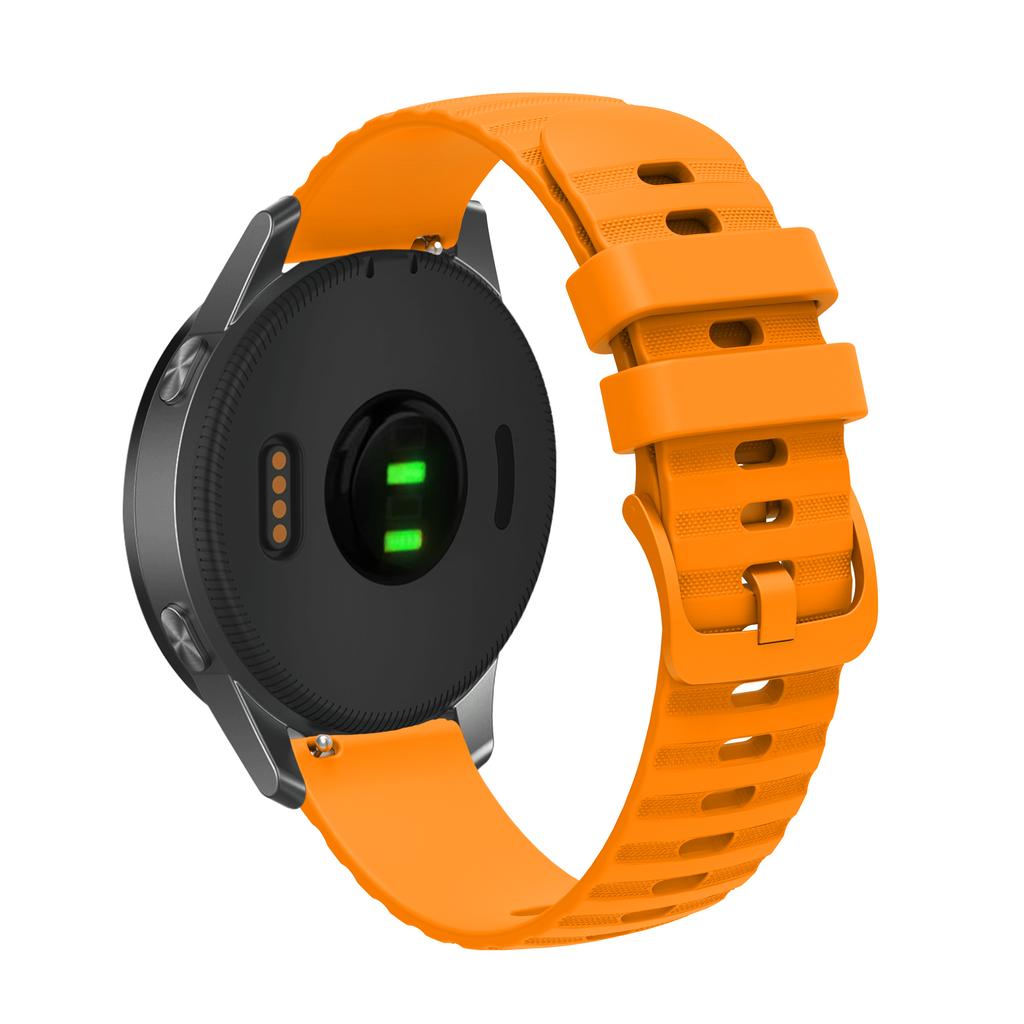For Garmin Approach S40/Venu Sq/Samsung Galaxy Watch3 41mm/Gear Sport Silicone Watch Bands 20mm Quick Release Wave Grain Dots Straps Replacement