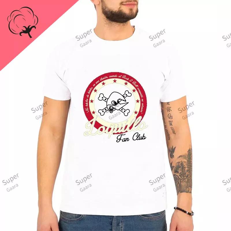 Loquillo Theme 100Cotton Short Sleeve Tee Mens Dedicated Woman Clothing Tshirt Streetwear Tshirts Man Y2k Graphic Gym Zevity